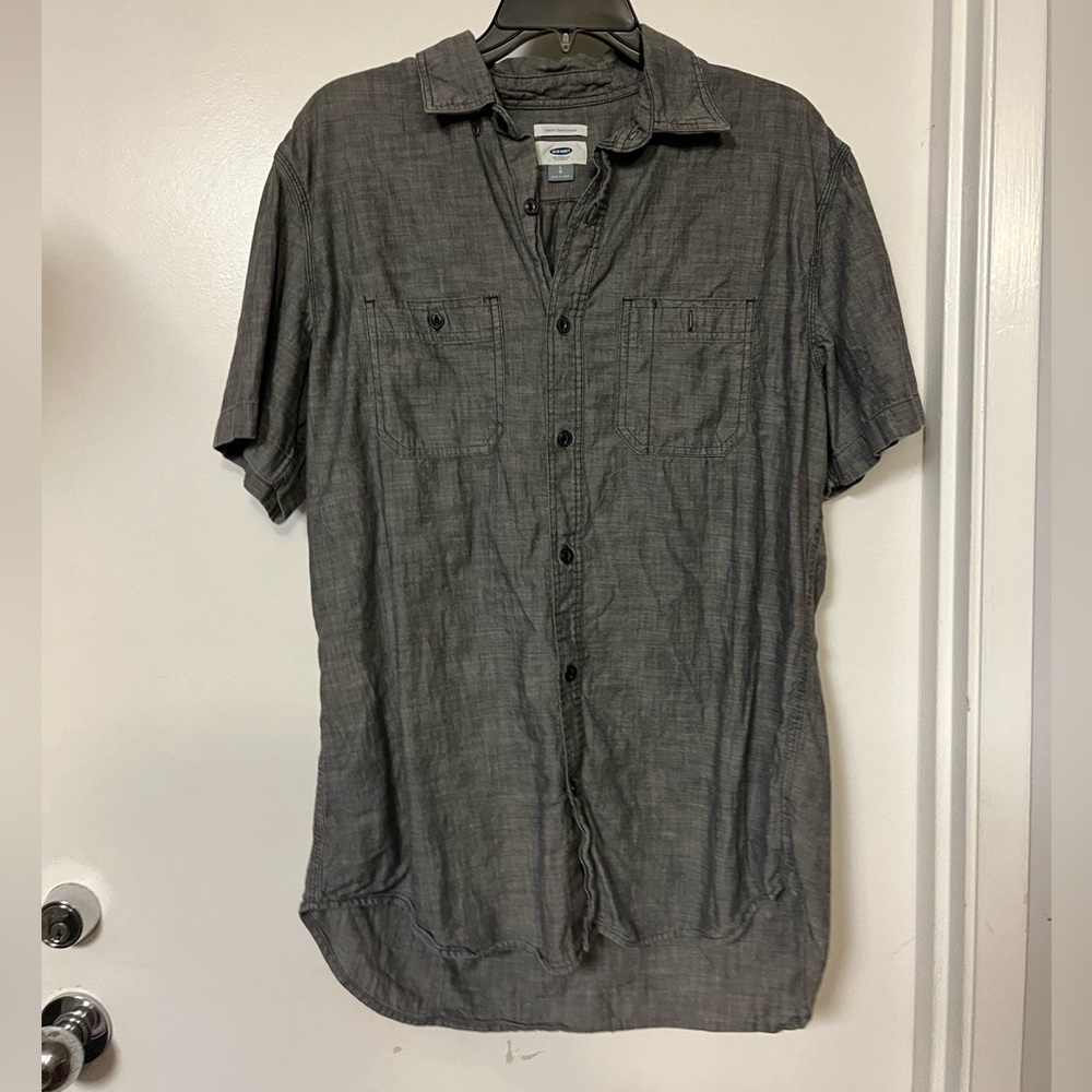 Grey collard men’s shirt size large